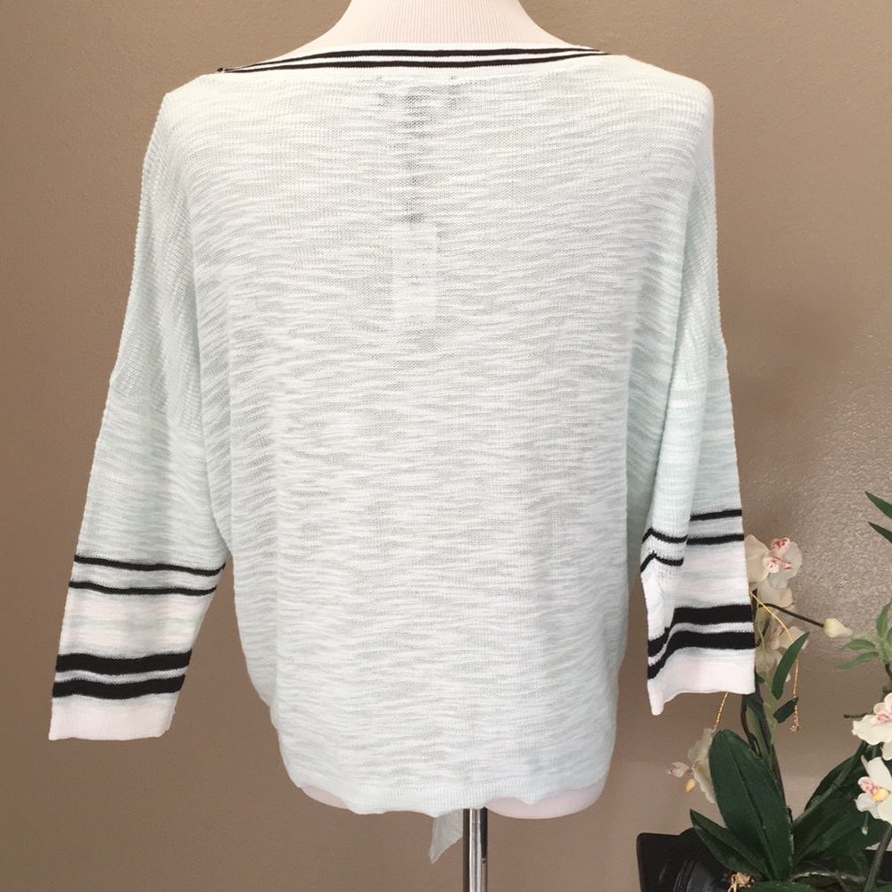 NWT Express Tie Front Top Lightweight Sweater - Picture 3 of 7